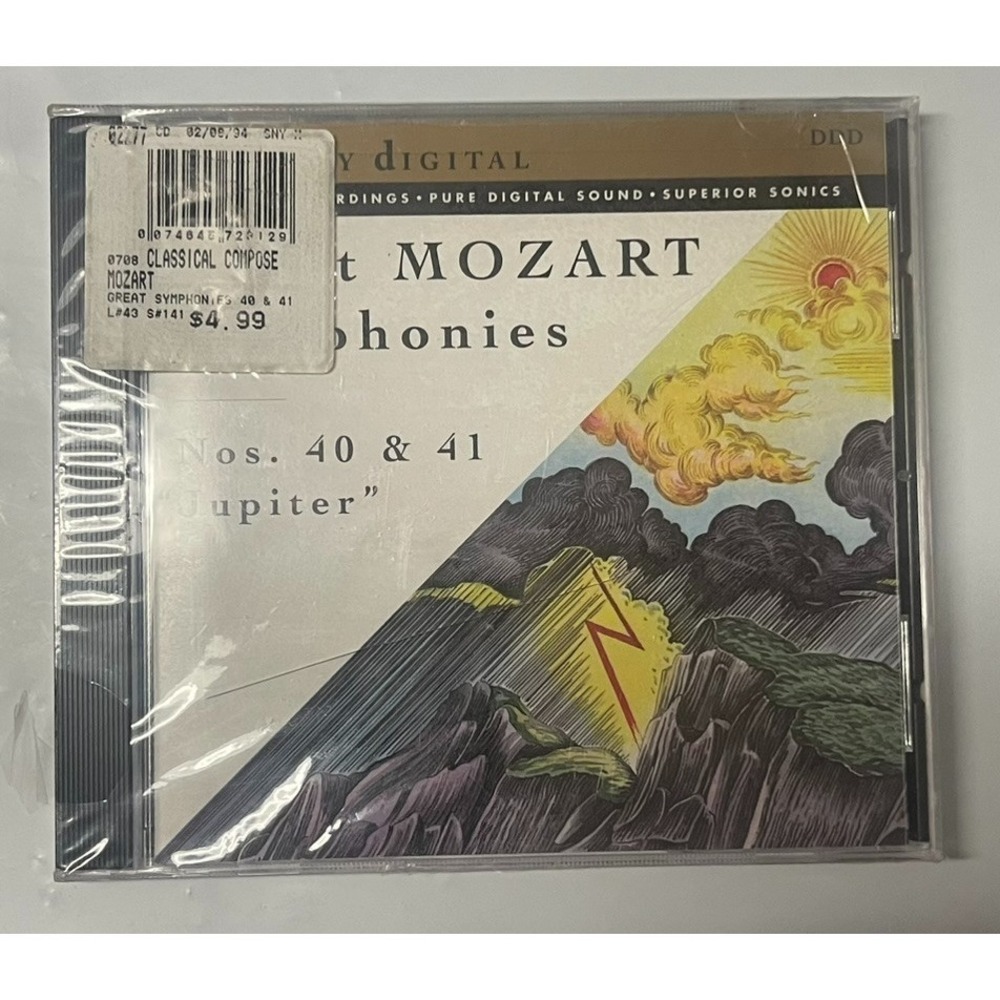 MOZART SYMPHONIES NOS 40 &41 JUPITER CD ALEXANDER‎ TITOV SONY CLASSICAL
